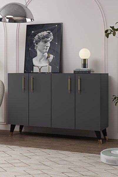 DEMONTE DECOR 8190KM-128DD KONSOL,KAHVE KÖŞESİ,AYAKKABILIK,OFİS EVRAK DOLABI,MUTFAK KİLER DOLABI,TV ÜNİTESİ-AA