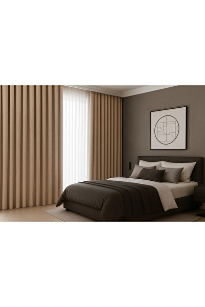 VELORİA HOME Modern Birinci Kalite Yatak Odası Fon Perdesi