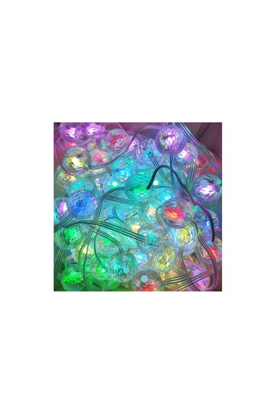 Gimihome Luminițe inteligente liniare multicolore de Crăciun, 10 m, 100 becuri mari, 9051 RGB