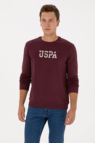 U.S. Polo Assn. Men's Burgundy Sweatshirt 50315536-Vr177
