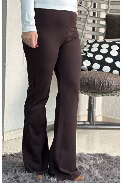 Dila Butik Ful Likralı İspanyol Paça Tayt Pantolon