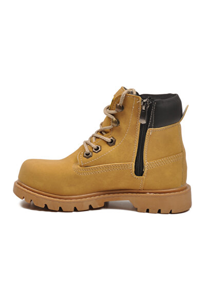 CONTEYNER ayakkabı Camel Nubuck Αντιολισθητικές Παιδικές Μπότες Unisex 921 F