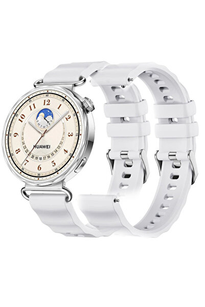 Nezih Case Huawei Watch GT6 41mm / Gt5 / Gt4 / 41mm Uyumlu ZigZag Tasarımlı S...