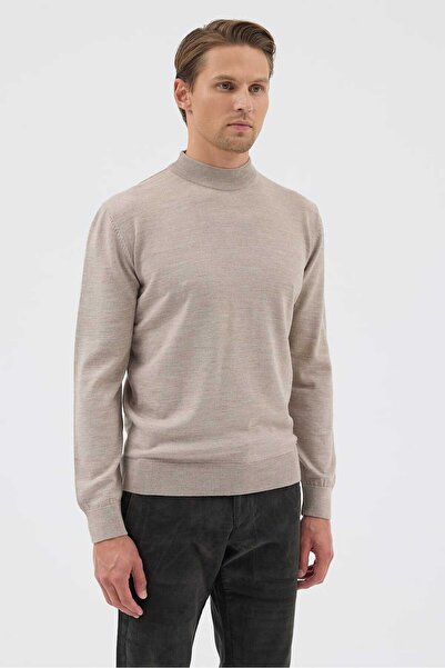 Paşahan Half Fisherman's Wool Knit Sweater