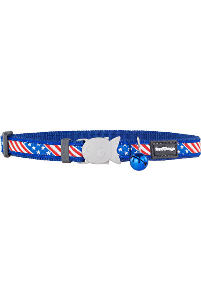 RedDingo Dog collar Red Dingo STYLE US FLAG 41-63 cm