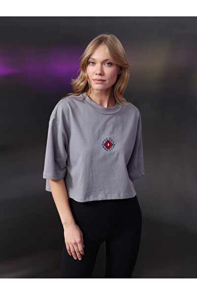 COLORDS Women's Ethnic Pattern Crop