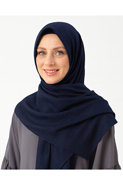 Bilenler Bamboo Scarf 100X100 cm – Anti-Sweat, Non-Pilling and Non-Shedding, Suitable for All Seasons, Navy Blue