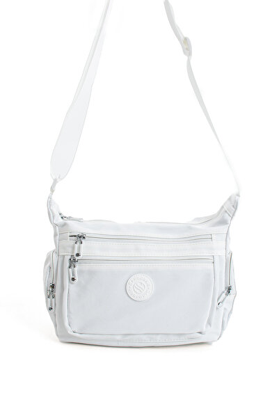 Sanmorris 4005 Women's Multi-Eye Water Resistant Crinkle Fabric Adjustable Cross Strap Shoulder Bag