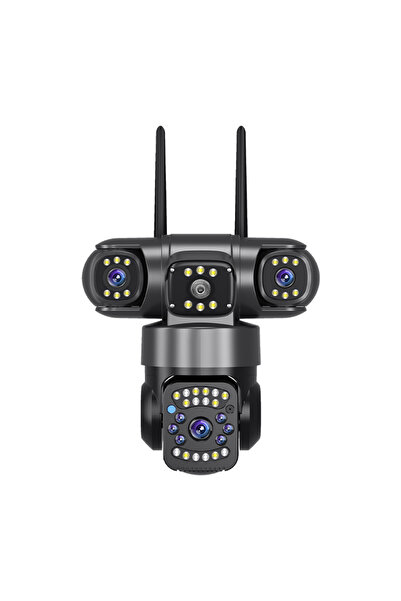 Generic Waterproof Wireless 4G Outdoor 12V Wireless Network Home Security Camera V380 Pro 3-Lens IP Camera