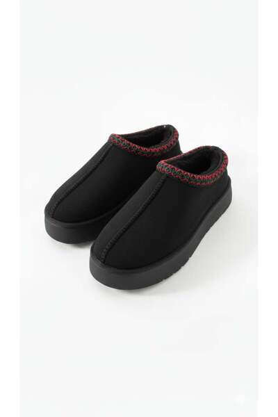 Bermody Γυναικείες μπότες Tia 4 εκ. Μαύρες μέχρι τον αστράγαλο, ανθεκτική σόλα, άνετες, με επένδυση από γούνα, ζεστές μπότες μοντέλο Ug