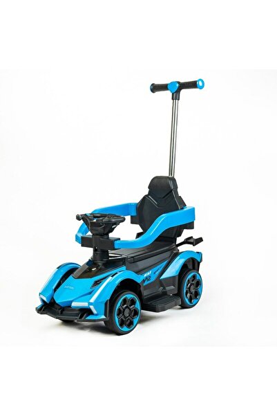 Babymix Push car, Baby Mix, Speed, Up to 30 kg, With melodies and horn, 36 months+, Blue