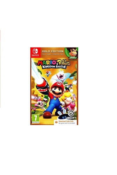 Ubisoft Mario + Rabbids Kingdom Battle (Ediție Gold) - Code in a Box pentru NSW