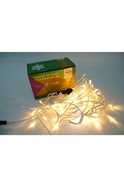 Flippy Instalatie de Craciun Flippy® Tip Turturi, Franjuri cu Flash, Sectiune...