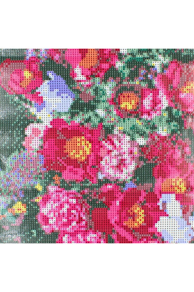 Gift Design 5D комплект за диамантена бродерия 30x40см Божур