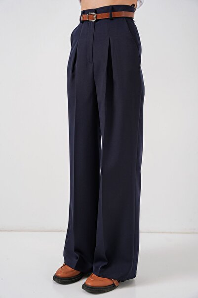 Hiccup Bdart High Waist Pleated Palazzo Pants