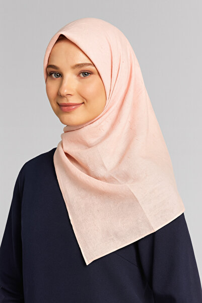 Bilenler Bamboo Scarf 100X100 cm – Anti-Sweat, Non-Pilling and Non-Shedding, Suitable for All Seasons Light Pink