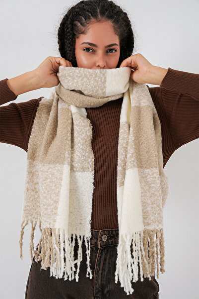 Bigdart Eșarfă groasă cu textura moale pentru femei 15951 - nurcă