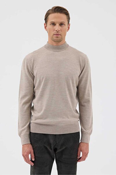 Paşahan Half Fisherman's Wool Knit Sweater