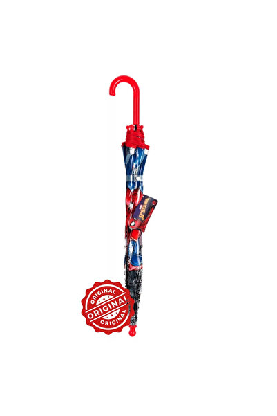 Marvel Transparent umbrella for children, manual, Spider-Man, Ø72 cm, 220 gr, official Marvel® license
