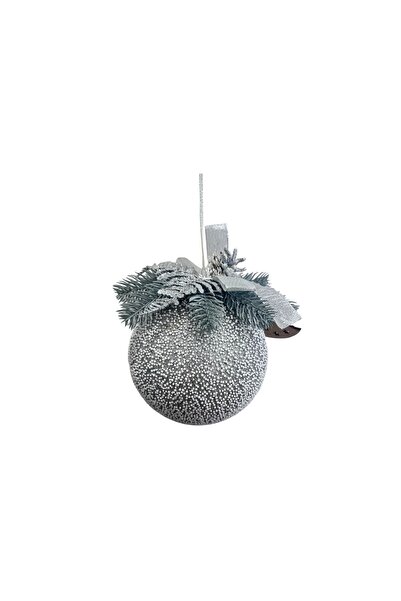 ChristmasExpress Globurisilver /albde decorate – d15 cm