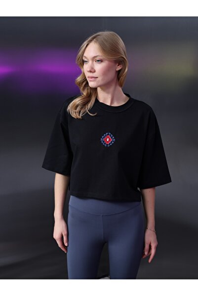 COLORDS Women's Ethnic Pattern Crop