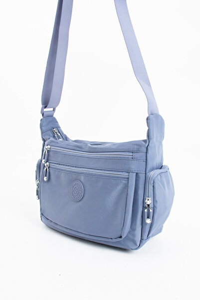 Sanmorris 4005 Geantă de umăr ajustabilă cu bretea crossbody compartimente, din material elastic, rezistent la apă, pentru femei