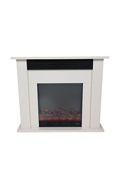 Paxton Semineu electric decorativ, independent, din MDF, cu aeroterma, timer, focar 3D, telecomanda, 1.5...