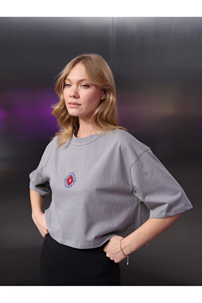 COLORDS Women's Ethnic Pattern Crop