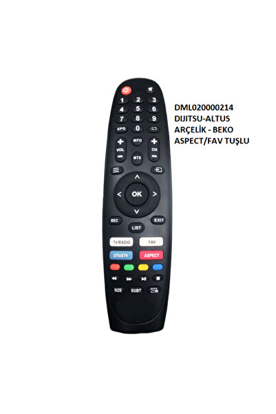 Altus ANDROID ASPECT TUŞLU LCD TV KUMANDASI