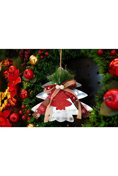 Flippy Στολίδι χριστουγεννιάτικου δέντρου, Flippy, Έλατο, Ασημί, Γυαλιστερό, 14*17CM, Ακρυλικό, Εσωτερικού/Εξωτερικού Χώρου