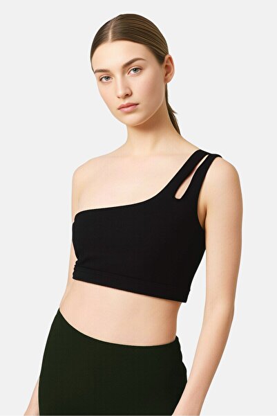 adidas Women Lightly Padded Solid Training Sports Bra, Black