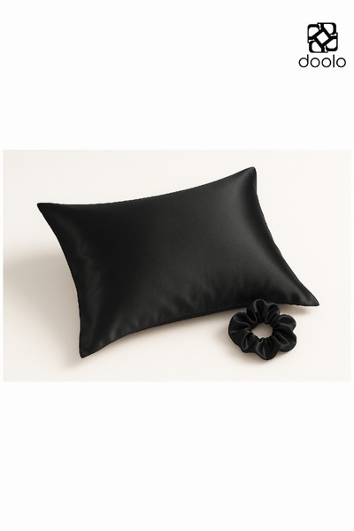 Doolo Design İpek Saten Yastık Kılıfı - Tek