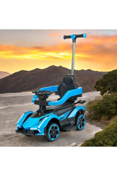 Babymix Push car, Baby Mix, Speed, Up to 30 kg, With melodies and horn, 36 months+, Blue