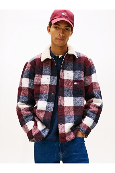 Tommy Hilfiger TJM CHECK TEDDY OVERSHIRT EXT