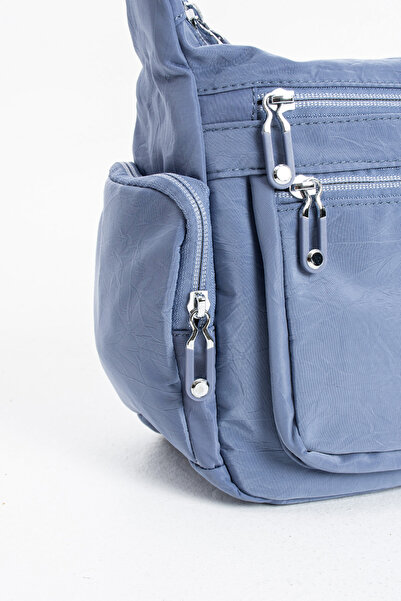 Sanmorris 4005 Geantă de umăr ajustabilă cu bretea crossbody compartimente, din material elastic, rezistent la apă, pentru femei