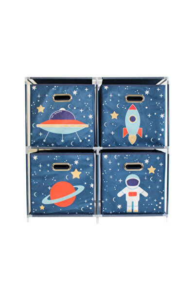 Gift Design Dulap modular cu 2 rafturi și 4 cutii de depozitare Space