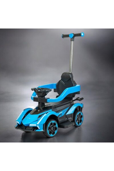 Babymix Push car, Baby Mix, Speed, Up to 30 kg, With melodies and horn, 36 months+, Blue