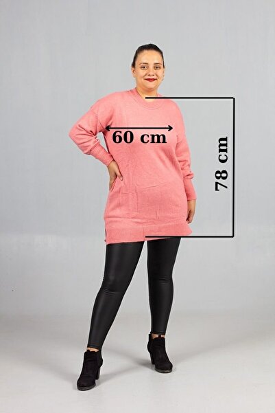 Truva XXL Wide Fit! Yumoş Knitwear Sweater Plus Size Women's Elegance