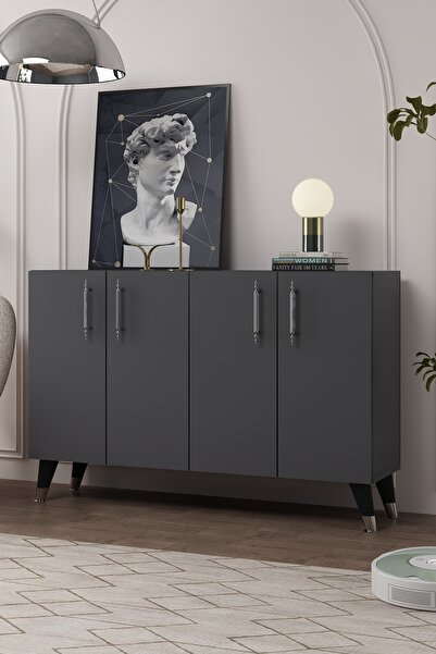 DEMONTE DECOR 8190KM-128DD KONSOL,KAHVE KÖŞESİ,AYAKKABILIK,OFİS EVRAK DOLABI,MUTFAK KİLER DOLABI,TV ÜNİTESİ-AG