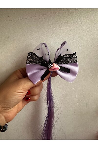 Darya Dd527 Purple Kuromi Figure Hair Clip (with Long Hair Extension)