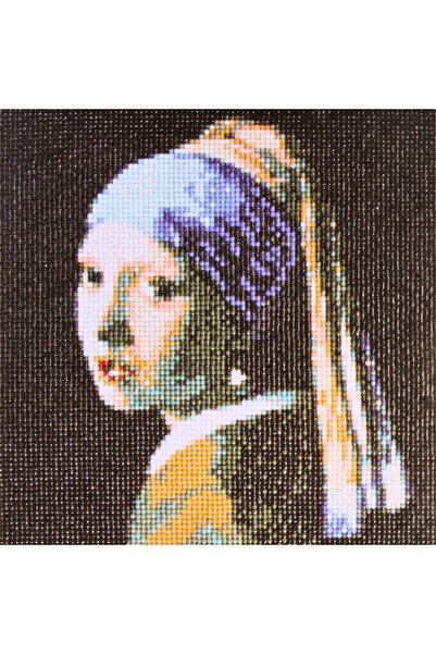 Gift Design Set broderie diamant 5D 30x40cm Fată cu cercel