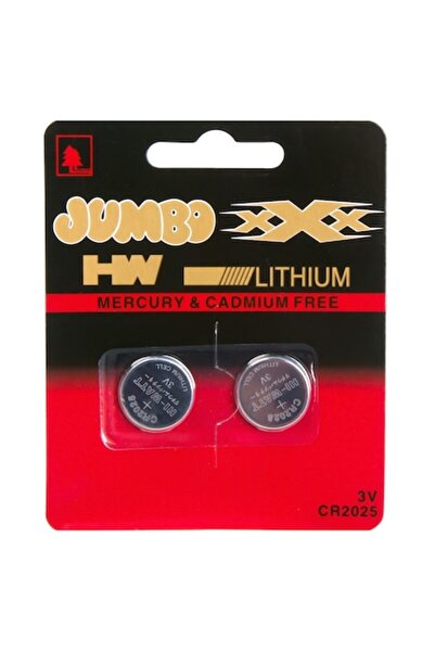 Jumbo Alkaline button batteries CR2025 - 2 pcs