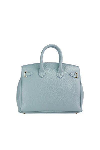 Posete Fagaras Poseta Piele Mini Edith - Bleu, 1 Compartiment, 3 Buzunare, Bareta Reglabila max. 125 cm