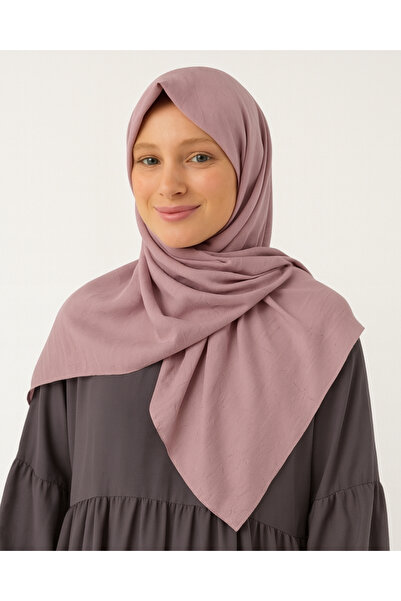 Bilenler Bamboo Scarf 100X100 cm – Anti-Sweat, Non-Pilling and Non-Shedding, Suitable for All Seasons Dusty Rose