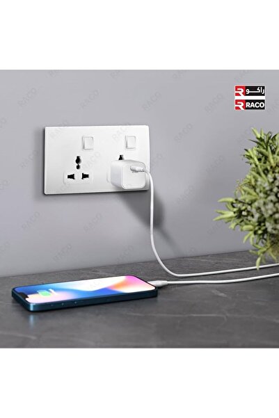 Legrand مقبس كهربائي متعدد العصابات ماليا سينسز من راكو، أبيض، منفذ مزدوج، 16 أمبير 250 فولت