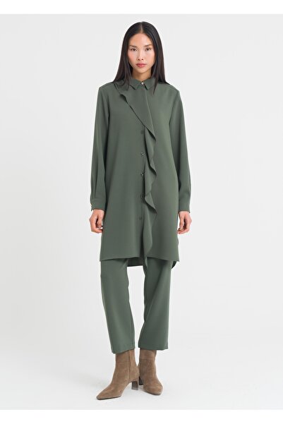 Armağan Туніка з воланами спереду