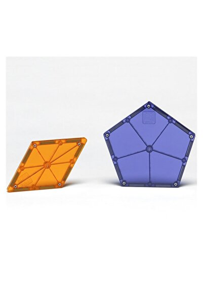 LİNİX Magnetic building set, Magna-Tiles - Polygon extension, 8 pieces