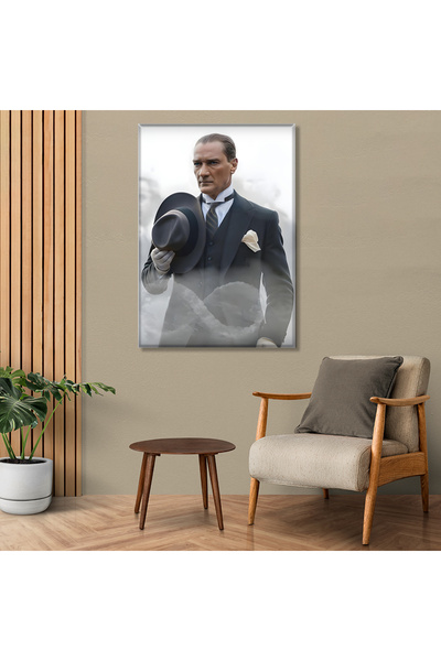 huhuli لوحة قماشية مطبوعة لموستاف كمال أتاتورك Huhu826K