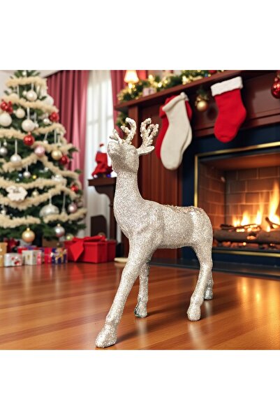 kapella New Year Luxury Decorative Gold Silvery Deer 32cm Ast7212