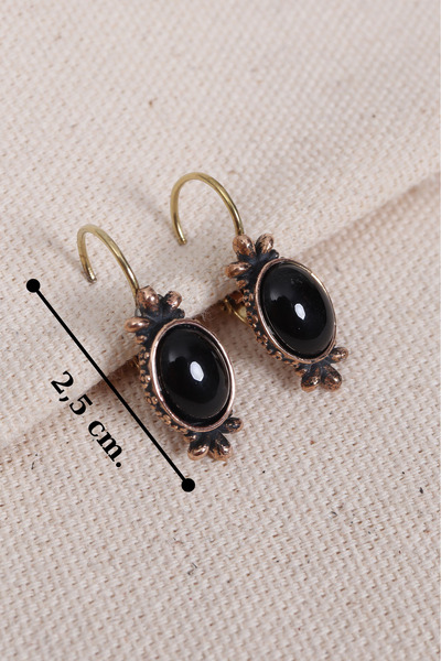 Süspüs Accessories Onix Stone Authentic Earrings